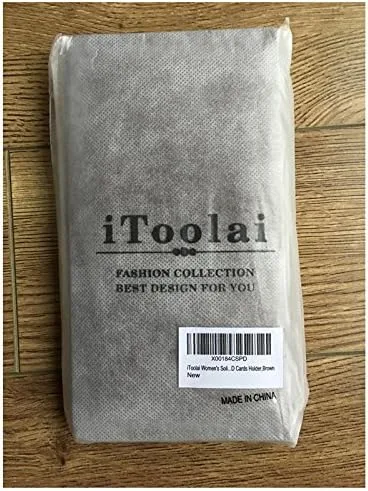 Vista 5 de iToolai Cartera de mano de piel sintética de color sólido para mujer, cartera y tarjetas de identificación de crédito