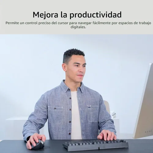 Vista 11 de ELECOM Diseño de comodidad ergonómica Trackball IST Inalámbrico 2.4GHz Conectar, Seguimiento súper suave con rodamiento de bolas rodantes, Bola