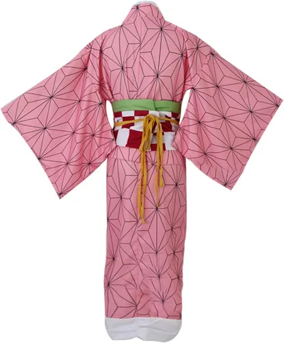 Vista 2 de Ainiel Disfraz de kimono japonés de anime para adultos