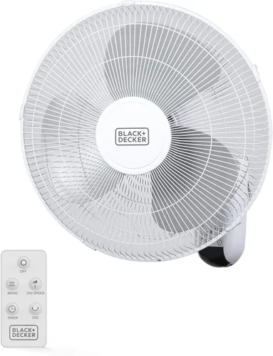 Vista 8 de BLACK+DECKER - Ventilador de caja sin marco de 9 pulgadas, ventilador de escritorio independiente con 3 configuraciones de velocidad, ventilador