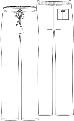 Vista 6 de Dickies 83006 - Pantalón de tiro natural para mujer y hombre con 2 bolsillos y cordón ajustable