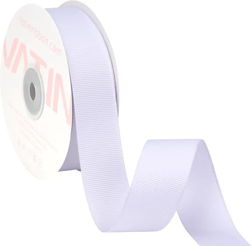 Vista 213 de VATIN Cinta de Grogrén Negra, 1-1/2" x 50 Yardas Continuas, Cinta de Grogrén de Poliéster Negra, Usar para Lazos de Bricolaje, Accesorios