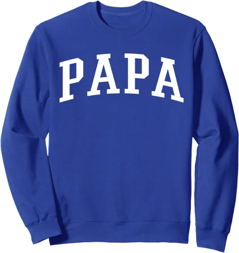 Vista 4 de Varsity Papa Sudadera, Negro