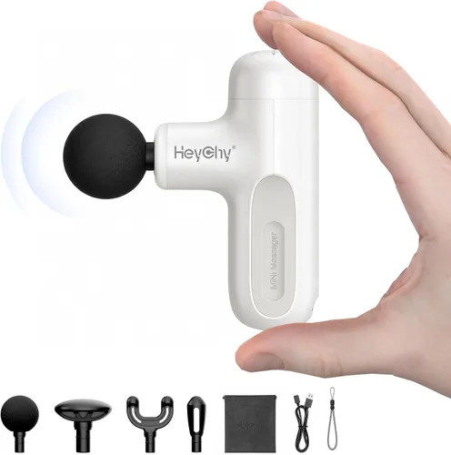 Vista 12 de HEYCHY Soporte para pistola de masaje para la espalda, compatible con la mayoría de pistolas de masaje súper mini, para áreas de difícil acceso