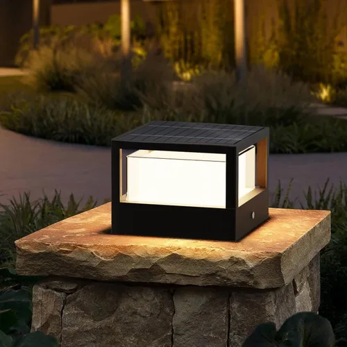 Vista 10 de Luces solares para tapa de poste – Paquete de 2 luces solares para postes de madera y vinilo de 4 x 4, 5 x 5, 6 x 6 pulgadas, impermeable IP65