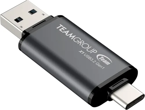 Vista 3 de TEAMGROUP X1 64GB USB 100MB/s 3.2 Gen 1 Tipo A y Tipo C (3.1/3.0) OTG Memoria USB de interfaz dual Compatible
