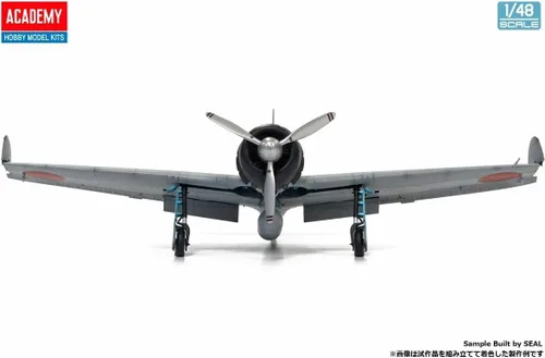 Vista 7 de Academy 12352 1/48 Armada japonesa Zero Ship Fighter Avión Tipo 21 Midway Battle Modelo de plástico