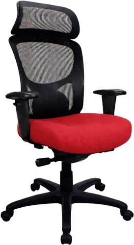 Vista 5 de Tempur-Pedic TP6450 Silla de escritorio de oficina de malla, silla ergonómica de respaldo alto para computadora con brazos ajustables, soporte