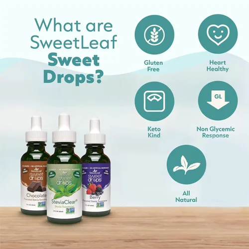 Vista 7 de SWEETLEAFs, extracto de líquido de stevia transparente de 4 oz