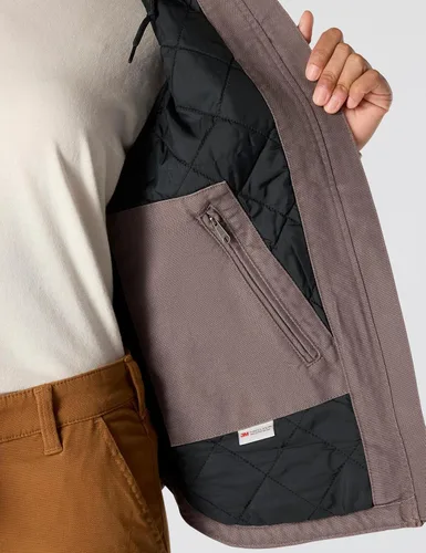 Vista 6 de Carhartt Chaleco con capucha de pato lavado para mujer