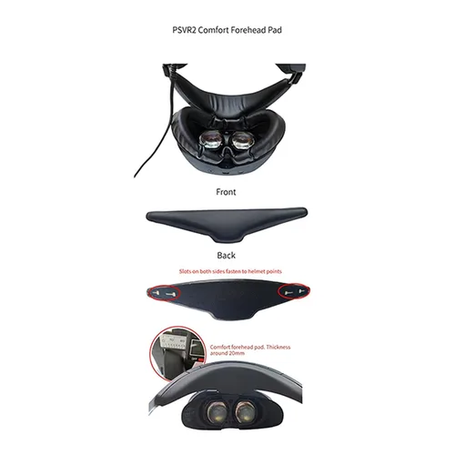 Vista 7 de Adjustable Head Strap for PSVR 2 Headset, Replacement Comfort Over Head Strap for PS VR2 Balances Head Pressure Accessories Compatible for