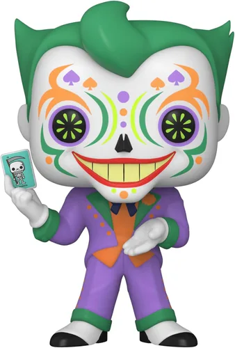 Vista 2 de Funko POP Heroes: Dia De Los DC - Joker, Multicolor