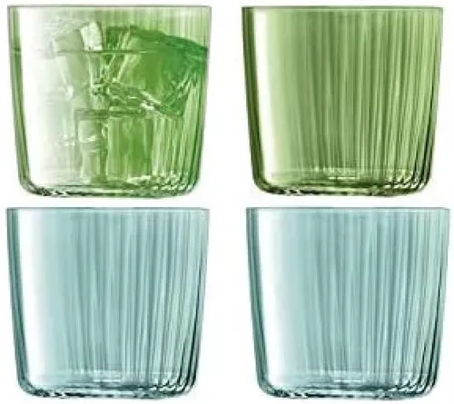Vista 10 de Vasos de colores LSA International Ámbar