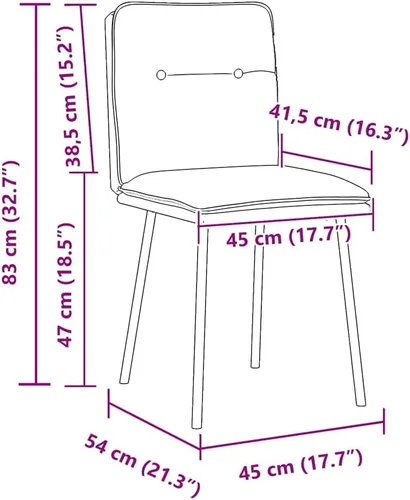 Vista 2 de Juego de 6 sillas de comedor modernas tapizadas de terciopelo negro con madera contrachapada y marco de metal, cómodos asientos para comedor
