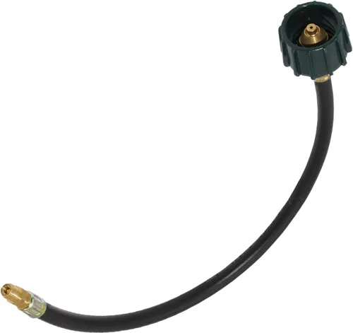 Vista 12 de Conector de manguera de propano Flame King para cámper Pigtail, 12 pulgadas
