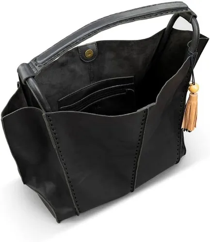 Vista 3 de The Sak Los Feliz Large Tote Bag in Leather, Roomy, Unlined Purse with Single Shoulder Strap