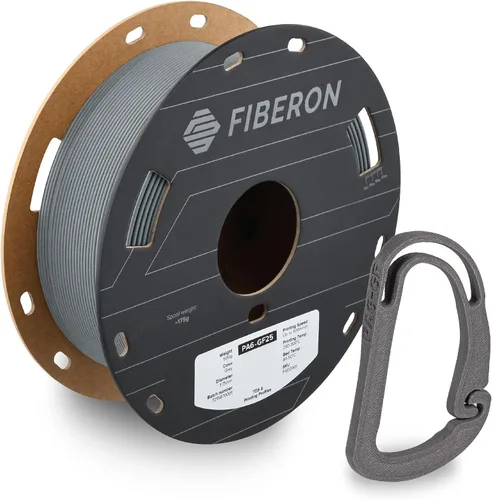 Vista 38 de Polymaker Fiberon ASA-CF08 Filamento ASA de fibra de carbono de 0.07 in 4.370 - 0.07 in Fiberon Asa-cf08 Negro 1.1 lbs (Código hexagonal: #000000)
