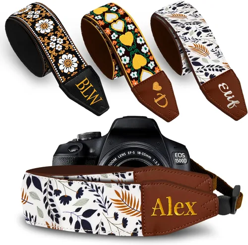 Vista 19 de Art Tribute Camera Strap for All DSLR and Mirrorless Cameras. Photographers Strap Neck, Shoulder & Crossbody Camera Strap