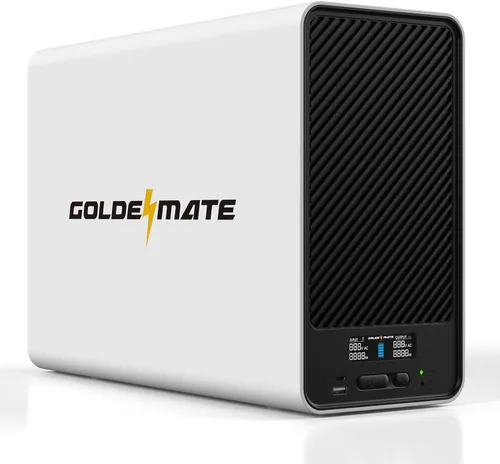 Vista 10 de GOLDENMATE 2000VA/1600W Litio UPS Respaldo de batería y protector contra Gris