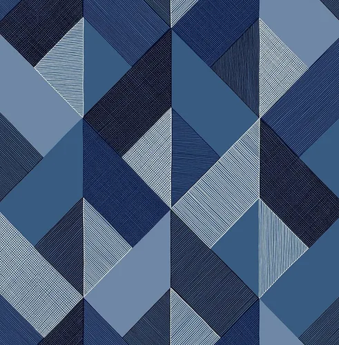 Vista 9 de NextWall Stacy Garcia Home Marquetry Papel tapiz geométrico para despegar y pegar (Greystone)