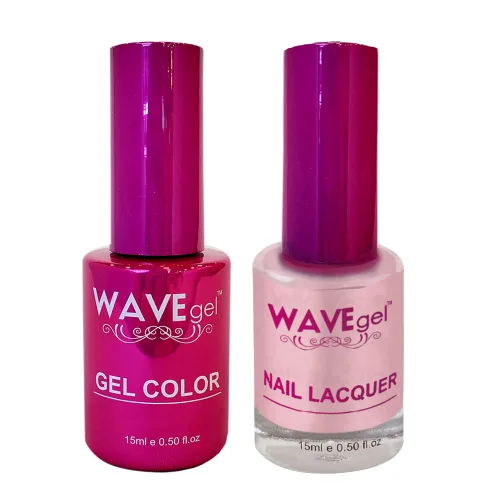 Vista 10 de WAVEGEL - Juego dúo de gel y esmalte de uñas a juego - Colección Princess - #001 Super Black I 0.5 onzas #001 Super Negro