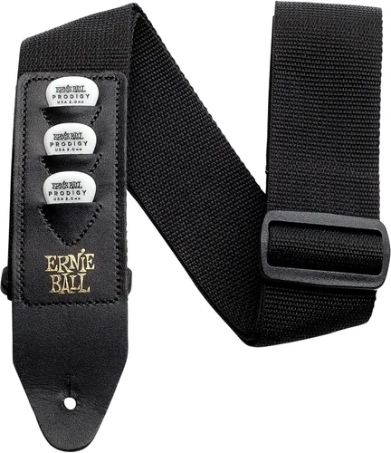 Vista 31 de Ernie Ball Polypro - Correa para guitarra acústica, color negro (P05365)