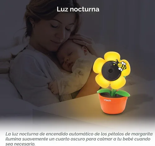 Vista 4 de VTech RM9751 Yellow Daisy Smart Wi-Fi Cámara para bebé