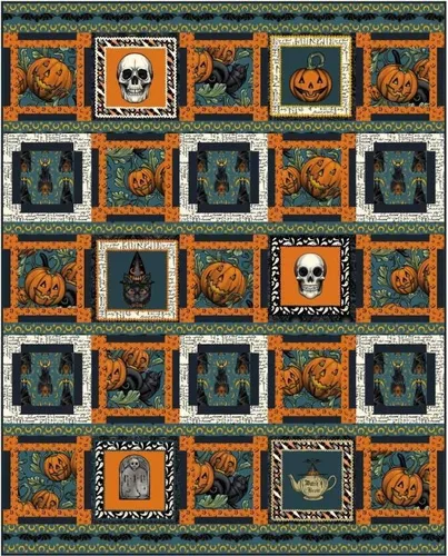 Vista 8 de Free Spirit Storybook - Panel de bloque de Halloween de 24 pulgadas