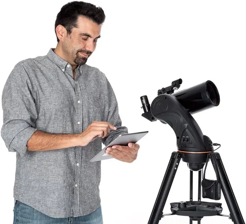 Vista 7 de Celestron astrofi 130 WiFi Telescopio de reflector experiencia inalámbrica Reflejando, Negro (22203)