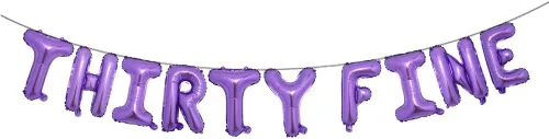 Vista 18 de Cartel de 30 globos finos para fiesta de cumpleaños de 30 años para hombres y mujeres, decoración de fiesta de cumpleaños de 30 años, decoración