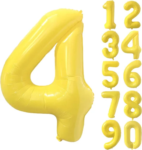 Vista 307 de Globos gigantes de helio de aluminio de 40 pulgadas, color negro, globos digitales grandes del número 0 para decoración de fiesta de cumpleaños