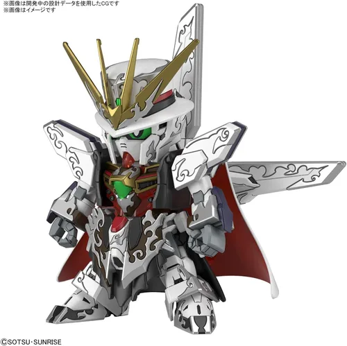 Vista 2 de Bandai Hobby SD Gundam World Heroes - #10 Arsene Gundam X, kit de modelo Bandai Spirits