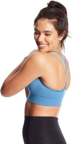 Vista 2 de C9 Champion - Brasier sin costuras para mujer, brasier Cami sin costuras Dip Dye, XL