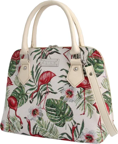 Vista 2 de Signare Tapiz de mano y bolso de hombro para mujer, bolso cruzado de moda para mujer, bolso de cartera para mujeres, niñas y adolescentes