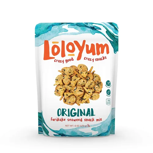 Vista 6 de LoloYum Furikake - Mezcla de bocadillos de algas marinas (especias japonesas de siete, 6 onzas)