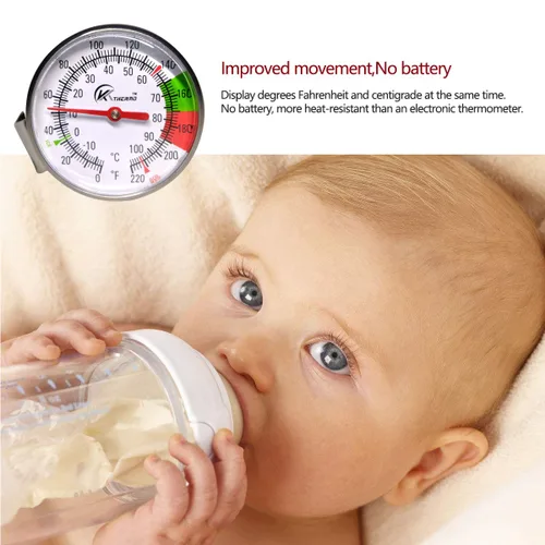 Vista 4 de KT THERMO - Termómetro de lectura instantánea de 2 pulgadas, mejor para bebidas de café, espuma de leche con chocolate