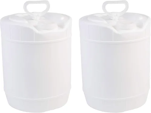 Vista 9 de Hudson Exchange Winpak - Contenedor seguro para alimentos con tapa (5 galones, HDPE), color blanco (paquete de 1)