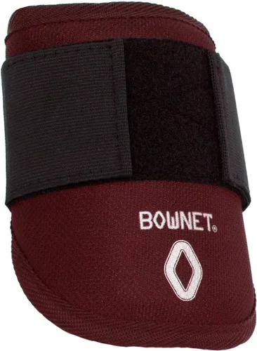 Vista 8 de Bownet Softball and Baseball Batting Elbow Guard - Adjustable Hook & Loop Strap - Batters Elbow Protection - for Left or Right Handed Players Rojo