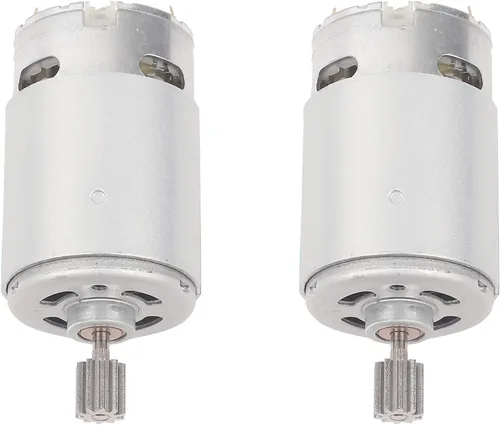 Vista 4 de SHENGLE 2 piezas 550 30000RPM 12 voltios motor eléctrico, alta velocidad RS550 12V motor caja de cambios accesorios para ruedas eléctricas niños