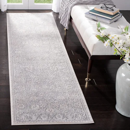 Vista 8 de SAFAVIEH Reflection Collection - Alfombra decorativa, 2 pies 3 pulgadas x 3 pies, color beige y crema, no desprende pelusa y es fácil de limpiar