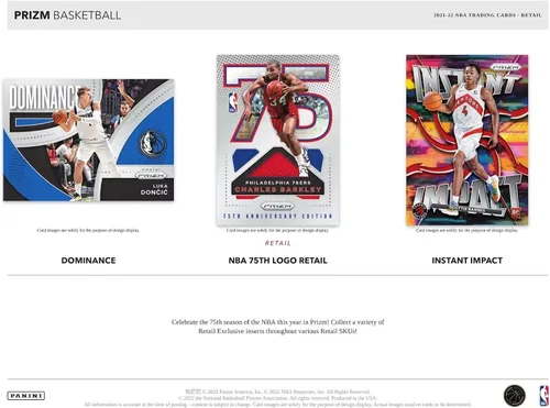 Vista 2 de Panini Prizm NBA 2021 - Caja de baloncesto BLASTER (6 unidades/bx)