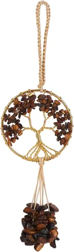 Vista 9 de Adorno de cristal curativo Árbol de la Vida Amatista Natural Árbol de la Vida Charm Espejo de Coche Accesorios Hippie Boho Interior Habitación