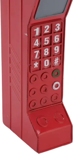 Vista 8 de Estink Adorno retro de ladrillo para teléfono celular, modelo retro de teléfono celular a la antigua, adorno de modelo de teléfono celular, adorno
