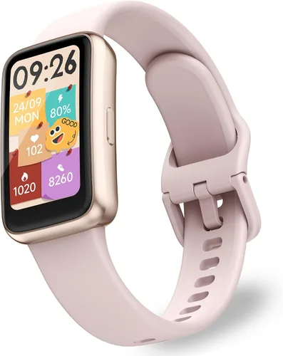 Vista 10 de OCTANDRA Active 2 VeryFit Fitness Tracker Ritmo cardíaco SpO2 Saturación de oxígeno en sangre Monitor de sueño Pantalla de 1.05 pulgadas, contador