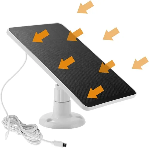 Vista 8 de Cargador de panel solar - Resistente a la intemperie, panel solar de 4 W 5 V, montaje en pared, panel de carga solar de baja potencia, impermeable