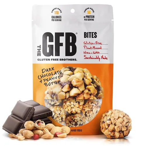 Vista 16 de The GFB Bocaditos de proteína aptos para alérgenos para pastel de cumpleaños, aperitivos sin gluten sin nueces, bolas de proteína a base de plantas