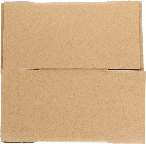Vista 7 de Paquete de 50 cajas de envío de cartón corrugado de 4 x 4 x 4 pulgadas, pequeñas cajas de cartón corrugado recicladas, cajas de cartón corrugado