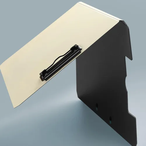 Vista 5 de Carpeta de archivos, 2 unidades, portapapeles plegable, A4, clip de firma de contrato, organizador de documentos multifuncional, carpeta