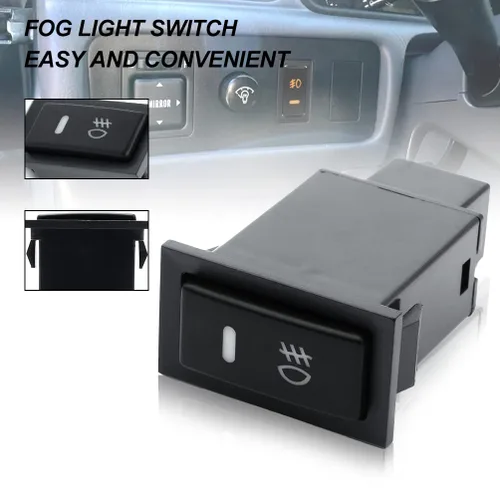 Vista 3 de Luz antiniebla LED SPST interruptor basculante para T0yota 4Runner Camry Celica Corolla Enchufes de interruptor LED de 5 pines, se adapta a