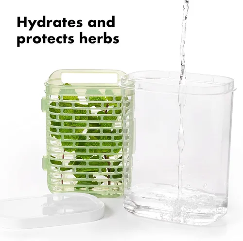Vista 7 de OXO Good Grips GreenSaver Produce Keeper & Herb Keeper Bundle